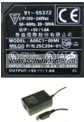 A05C1-05MI AC ADAPTER +5V 1.6A USED 3-DIN PIN CONNECTOR - Click Image to Close